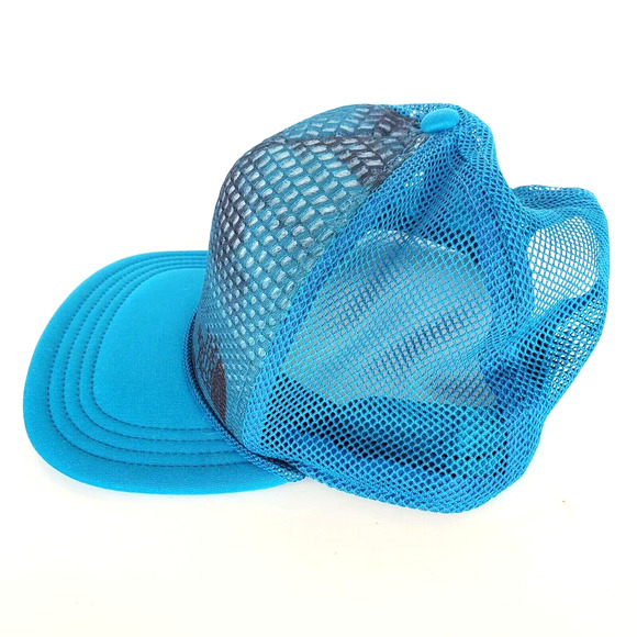 The North Face Flash Dry Snapback Adjustable Mesh Rope Hat Hiking Cap Blue Adult - Picture 2 of 6